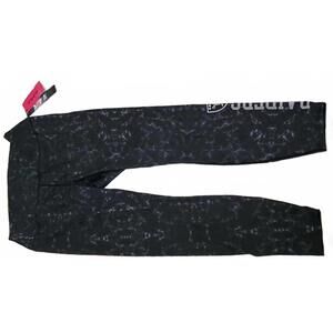 Women's FOCO NFL Forever Team Apparel Color Cloud Fashion Black Leggings Size XL